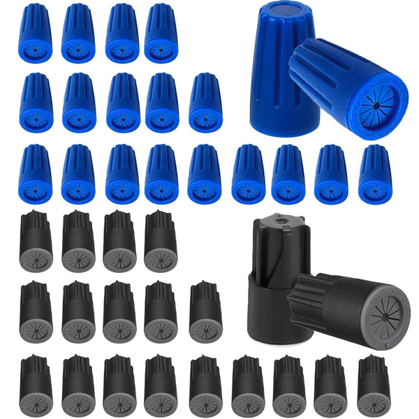 40PCS Waterproof Outdoor Wire Electrical Connectors, Sealant Twist Nuts Caps for Wet Location Installation