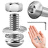 (20Sets) 5/16-18 Bolt x 3/4" Button Head Socket Cap Bolts, 304 Stainless Steel Coarse Thread by Mywish