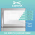 Magnetic Dry Erase Whiteboard for Refrigerator - Removable, Residue-Free Memo Board for Family, Kids, Home (12 x 8)