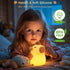 7-Color 3-Level Dimmable, 30Min 100% Capybara Night Light, Nursery Lamp, RGB & Warm Tap Control, Timer, Safe &Soft