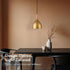 6.6"x6.6"x7" 15"-72" E26 4.7" Modern Pendant Light, Iron Hanging Fixture with Warm Oak Woodgrain, Adjustable Cord