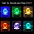 3D Crystal Earth Ball Light with Colorful LED Light Base, Color Changing Table Lamp with Remote, Unique Valentine's Day