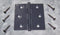 Generic Plantation Shutter Hinge 2 1/2 Inch X 2 1/2 Inch/Black Satin Finish