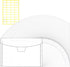 Hukado Clear Plastic Envelopes, 60 Pcs 9''x7'' for Cash, Photo & Document Storage, Reusable Waterproof Holder