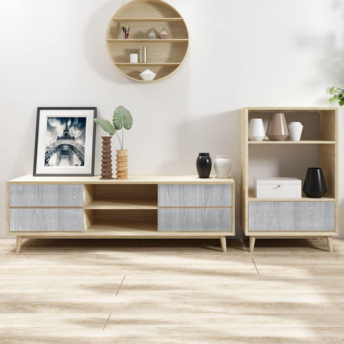 Livelynine Grey Wood Contact Paper, Peel and Stick Wallpaper for Kitchen, Classroom, and Countertops
