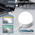 Ovyiech Bulbs 15 Bulbs dimmable Bulb Sconce,2 Pack Rechargeable Battery Operated Light with Remote Control,Timer