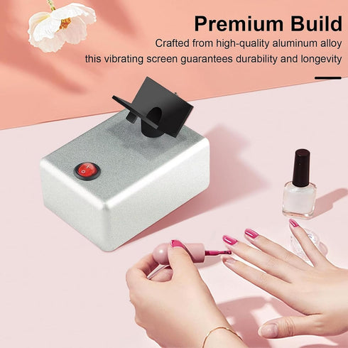 Generic Nail Glow Shaker, Small Multifunctional Liquid Mixer, Automatic Shaking Machine, Precise Gentle Rotation