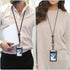 Wisdompro 2 Pack of 23 inch Durable Round Cord Heavy Duty Lanyard with Breakaway Buckle for ID Card and Keys