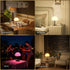 BYSYGLOBE Dimmable 4 Touch Bedside Table lamp, RGB Mode Small Lamp for Bedroom, Pull Chain Table Lamps with Light