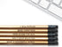 Good Vibes - Inspirational Pencils Engraved with Funny and Motivational Sayings for School