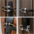 Portable Door Security Locks, Adjustable Heavy Duty Outward Opening Travel Stainless Steel Safety Device for Hotel