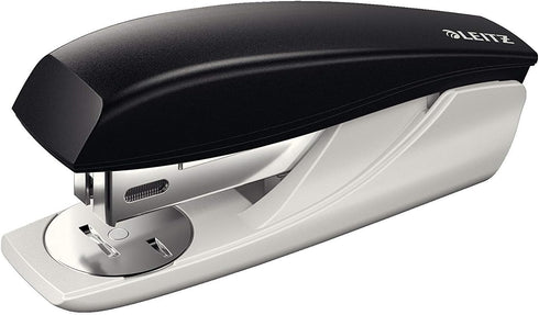 Leitz 55010395 Stapler, 25 Sheet Capacity, Black, Ergonomic Metal Body, Includes Staples, NeXXt Range