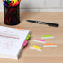 Avery Margin Ultra Tabs, 2.5" x 1", 2-Side Writable, Assorted Neon Colors, 48 Repositionable Page Tabs (74865)
