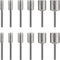 Stone Carving Set Compatible with Dremel, 12PCS Diamond Burr Bits for Stone Rocks Jewelry Glass Ceramics