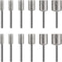 Stone Carving Set Compatible with Dremel, 12PCS Diamond Burr Bits for Stone Rocks Jewelry Glass Ceramics