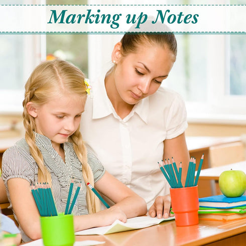 Zhanmai 36 Pieces Checking Pencils, Erasable #2 HB Pencils with Erasable Tops for Grading (Green)
