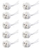 10 Pack Bioluz LED MR16 Socket, GU5.3 Socket, LED Halogen Lamp Ceramic Wire Connector Base Adapter