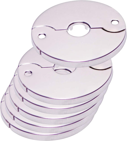 Floor and Ceiling Plate Cover Split Flange Replacement Kit, Fits 1/2 Inch IPS Galvanized Pipe