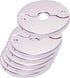 Floor and Ceiling Plate Cover Split Flange Replacement Kit, Fits 1/2 Inch IPS Galvanized Pipe