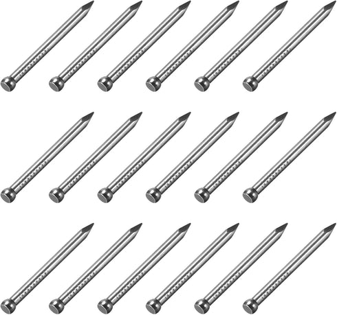 Finishing Nails (2x28mm) 100pcs, Carbon Steel Hardware Nails for Woodworking Baseboard