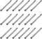 Finishing Nails (2x28mm) 100pcs, Carbon Steel Hardware Nails for Woodworking Baseboard