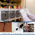 200pcs Grommet Grommet, 8 Grommets (1/2", 1/4", 3/8", 5/8", 7/8", 5/16", 7/16", 1") Rubber Kit, Hollow Firewall Sizes