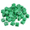 KANGWEI 50 Pieces 2 Pin 5 mm Pinch PCB Mount Screw Terminal Block Connector 300V 10A (Green)
