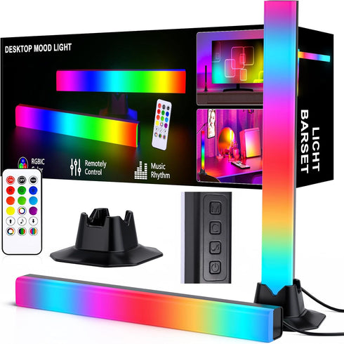 MIHEAL LED Light Bar RGB Lamp,Smart Lighting Tower Starter Kit with Remote