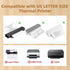 8.5 11, 100 M834, A285M Thermal Printer Paper x HUOJI US Letter Size Inkless Printer Paper, Sheets Thermal Printing