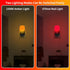 Omndpou 670nm Bulbs Sleep-2 Function,Dimmable Bulbs 2 Pack Red Light Night Light for Color Modes (Red,Yellow)