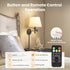 2Packs E26 Bulbs 10W 900LM Bulb 3500mAh, Rechargeable Magnetic Light with Remote and Hook, Battery operated Emergency