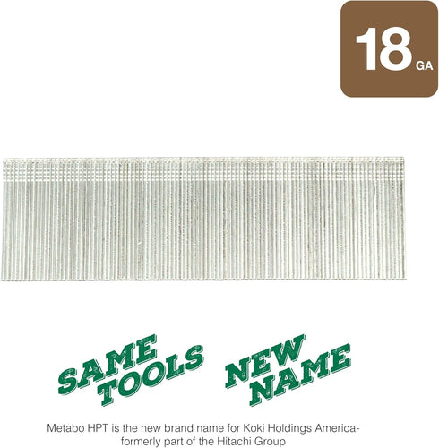 Metabo HPT 1-1/2 Inch 18 Gauge Brad Finish Nail, 5,000 Count