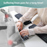 Dahoon Holly 2-Piece Set, Elbow (11.8 3.9 inch) L-Shaped Desk EdgeRest, Plam & Wrist & Forearm & Comfort Support