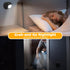 (4 Pack) Motion Sensor Outdoor Lights - Outdoor Motion Sensor Light Battery Operated Wireless Spotlight Motion Detector