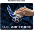 US Air Force Personalized Custom Gaming Mousepad, Rectangle Navy Blue Mouse Pad Office Accessory and Gift