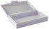 Heathrow Scientific HS15990C Microscope Slide Box, 25-Place, White Polypropylene
