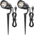 HIBOITEC 12W Spot Lights Outdoor 110V to 120V Landscape Lighting Waterproof Spotlight