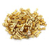 Baomain 100-Pack 1/4 inch Female Spade Quick Splice Crimp Terminals, 6.3mm Non Insulated Connector