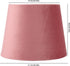 E14 E27 GLOGLOW Nan Velvet Fabric Conical Lampshade, Handcrafted Soft Touch, Dual Use, Perfect for Table and Floor