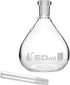 EISCO Specific Gravity Bottle, 50ml - Flat Bottom with Perforated Stopper - Borosilicate Glass Labs