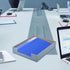 Leather Letter Tray, Stackable File Document Tray, Desk Organizer for A4 Paper, Grey Desktop Storage