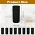 Foyods 12 Black Furniture Chair Leg Socks - Pcs Double Knitted Thicknes Leg Floor Protectors, High Elastics