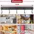 Magnetic Grill Hooks, Heavy Duty Utensil Rack with 5 Hooks, Strong Magnetic BBQ Tool Rack for Traeger, Blackstone, Camp