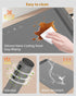 3 Plate,Countertop Food Warming Mat - Fast & Full Surface Heating, Silicone Heat Pad with Adjustable Temperature