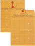 Blue Summit Inter-Department Envelopes, String Tie, Brown Kraft, 10 x 13 Inches – 100 Envelopes