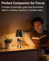WAJIAWAQIAO 3 Dimming, Chrome Silver Deer Desk Lamp - Cordless LED Table Lamp with Touch Control, Color Modes