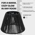 Wicker Seagrass Lamp Shade, Rustic Farmhouse Bell Lampshade Replacement for Table and Floor Lamps, Rattan Pendant Light