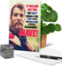 NobleWorks Hilarious Birthday Greeting Card with 5 x 7 Inch Envelope (1 Card) Bday Bearded Man