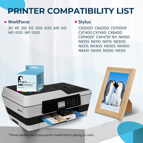 Penguin Remanufactured Ink Cartridge Replacement for Epson 69 T069 for Stylus CX5000 CX6000 CX7000F CX7400 CX7450