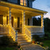 2 Pack 33ft 100 8 QITONG Warm White Solar Rope Lights, Each LED String Light Outdoor, Modes Fairy Lights in Clear Thin